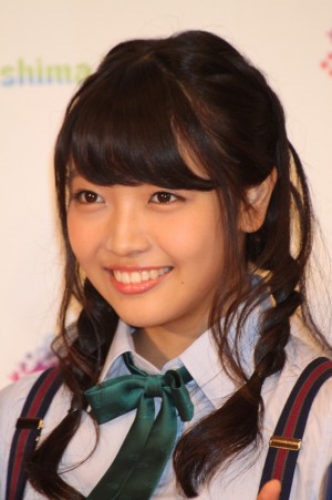 二村春香、SKE48『ナガシマリゾート広報大使』就任発表会にて