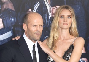 ジェイソン・ステイサム＆ロージー・ハンティントン＝ホワイトリー、『エクスペンダブルズ3 ワールドミッション』LAプレミアに出席