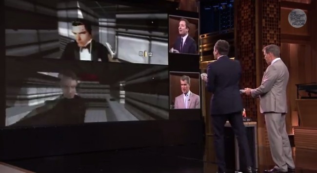5代目ボンドがN64の名作ゲーム『ゴールデンアイ 007』で対戦プレイ(YouTubeスクリーンショット)