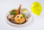 ふなっしーのFUNAcafe　フードメニュー「FUNAcafeプレート（ふなっしーバルーン付）」1380円