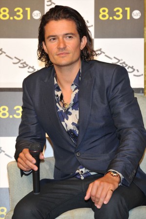 オーランド・ブルーム、映画『ケープタウン』記者会見にて