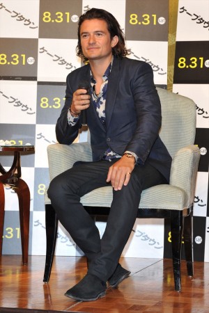 オーランド・ブルーム、映画『ケープタウン』記者会見にて