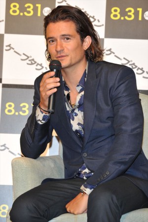 オーランド・ブルーム、映画『ケープタウン』記者会見にて