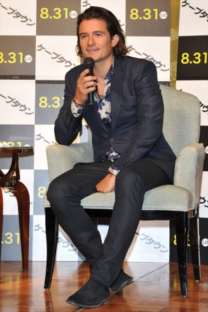 オーランド・ブルーム、映画『ケープタウン』記者会見にて