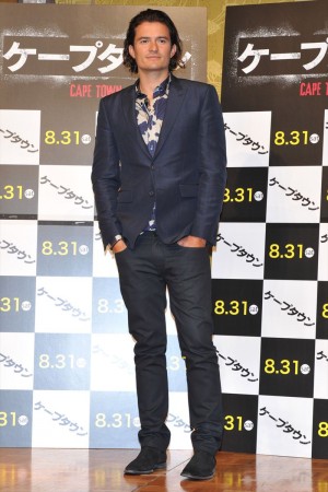 オーランド・ブルーム、映画『ケープタウン』記者会見にて