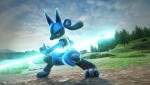 『ポッ拳 POKKEN TOURNAMENT』開発画面　ルカリオボーンラッシュ構え