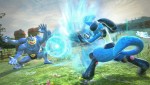 『ポッ拳 POKKEN TOURNAMENT』開発画面　ルカリオ波動カイリキーキャッチ