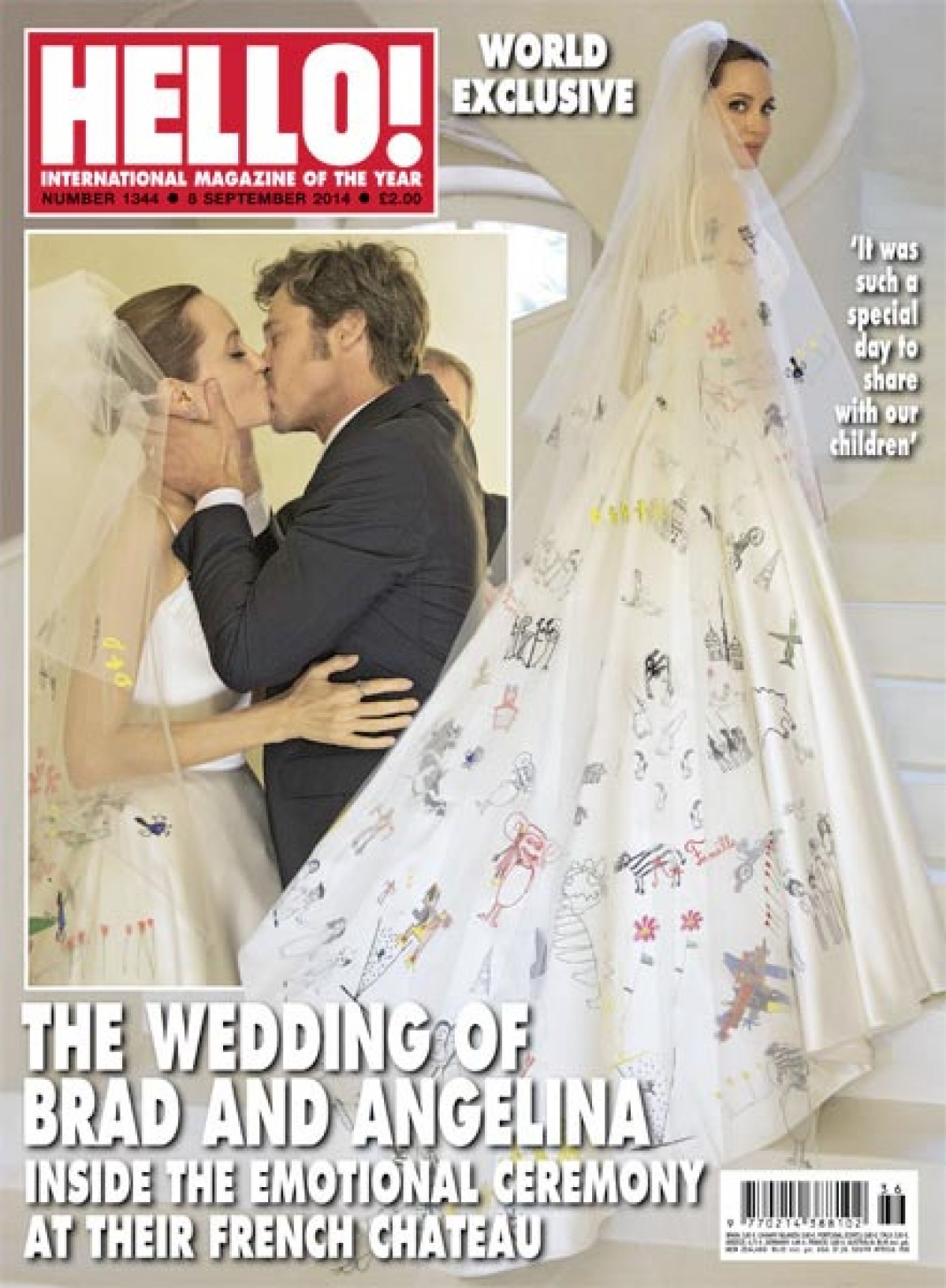 ブラッド・ピット＆アンジェリーナ・ジョリー夫妻、愛に満ちた結婚式の写真が公開
