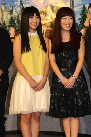 『山賊の娘ローニャ』完成試写会に登場した白石晴香、宇山玲加
