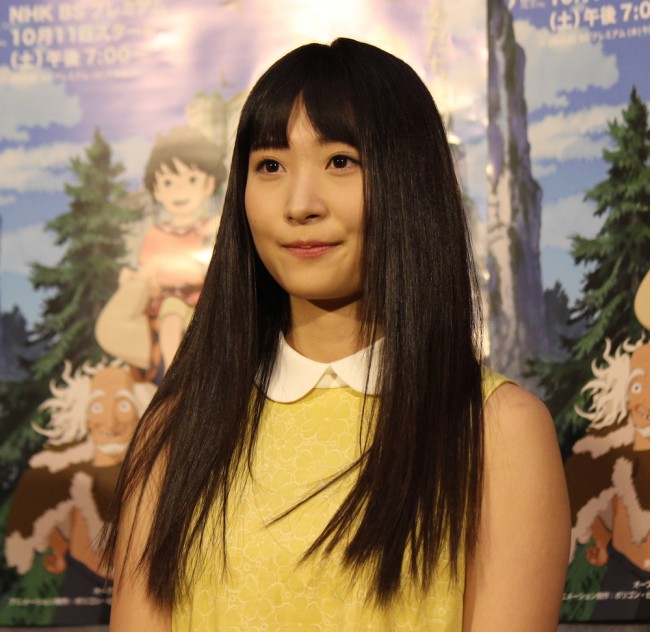 『山賊の娘ローニャ』完成試写会に登場した白石晴香