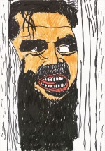 モンドくんが描いた『シャイニング』のジャック・ニコルソン
