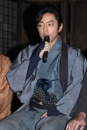 大沢たかお、『花燃ゆ』スタジオ取材会にて