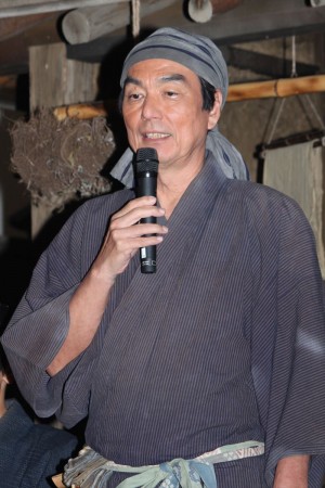 長塚京三、『花燃ゆ』スタジオ取材会にて