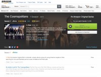 アマゾンが制作したクロエ・セヴィニー出演ドラマ『the cosmopolitans』（サイトスクリーンショット）