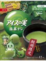 「アイスの実　抹茶オレ」（『パズドラ』コラボver．）パッケージ