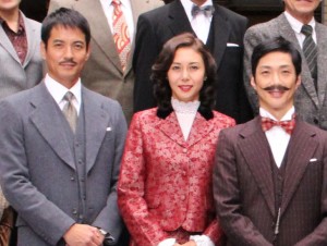 沢村一樹、松嶋菜々子、野村萬斎、『オリエント急行殺人事件』キャスト発表会見にて