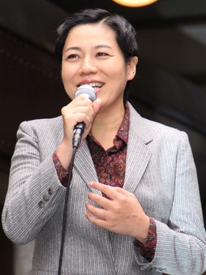 青木さやか、『オリエント急行殺人事件』キャスト発表会見にて