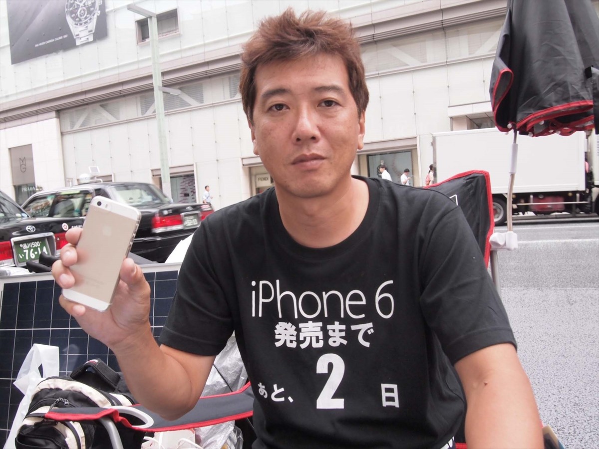 iPhone6販売前行列、先頭の田村哲也さんにいろいろと聞いてみた