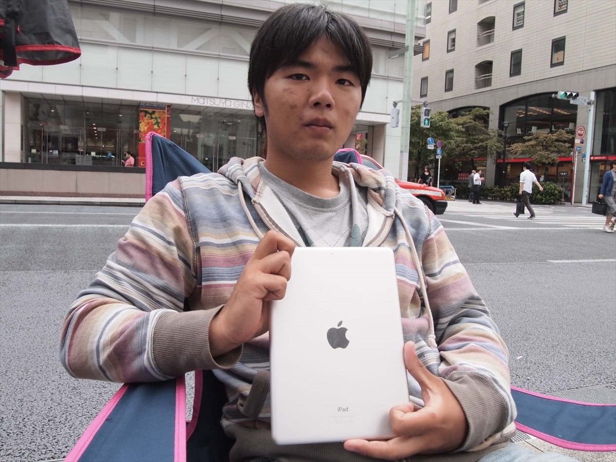 iPhone6販売前行列、先頭の田村哲也さんにいろいろと聞いてみた