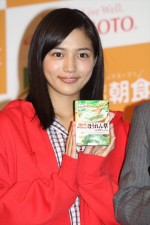 川口春奈、「クノール カップスープ」新テレビCM記者発表会にて