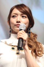 ＜TGS 2014＞後藤真希、『モンハン』ブースに登場！　CM共演した彦摩呂にダメ出し