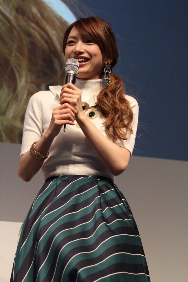 ＜TGS 2014＞後藤真希、「『モンスターハンター4G』発売直前！スペシャルステージ」に出席