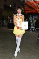 東京ゲームショウ2014「バンダイナムコゲームス」ブースのコンパニオン