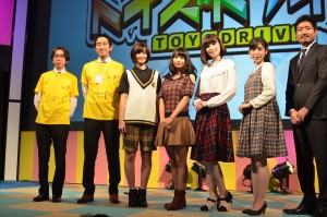 『トイズドライブ』に出演する声優4人（左から小市眞琴、高野麻里佳、ブリドカットセーラ恵美、鳥部万里子）