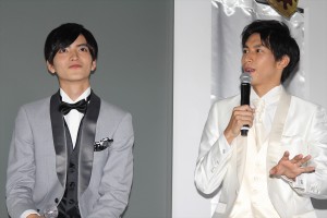 東京ゲームショウ2014「ボルテージブース」トークショーに登場した山本涼介、市川知宏