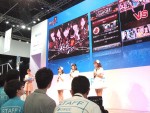 ＜TGS 2014＞『AKB48ステージファイター』イベントに出席した石田晴香、横山由依、宮崎美穂