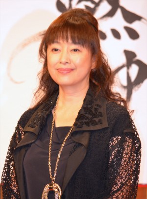 かたせ梨乃、NHK大河ドラマ『花燃ゆ』新キャスト発表会に出席