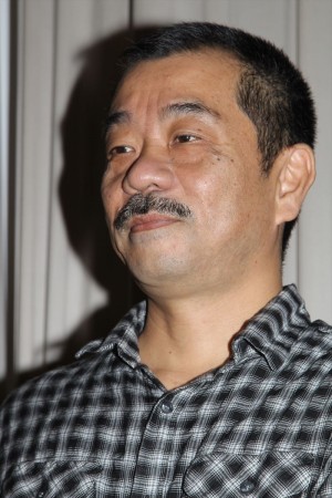 松岡錠司、『深夜食堂3』合同取材会にて