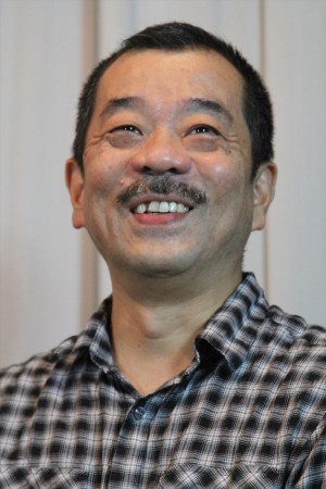 松岡錠司、『深夜食堂3』合同取材会にて