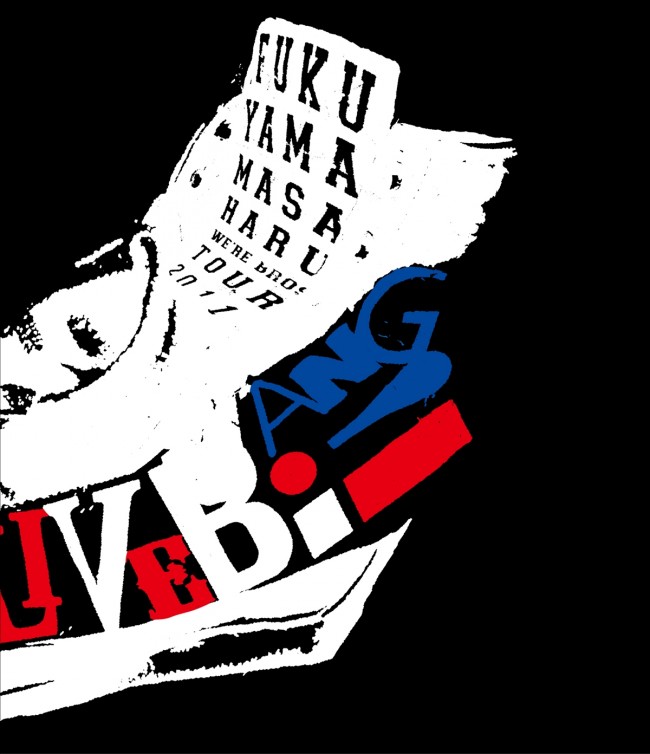 福山雅治ライブブルーレイ「FUKUYAMA MASAHARU  WE’RE BROS． TOUR 2011THE LIVE BANG!!」ジャケット