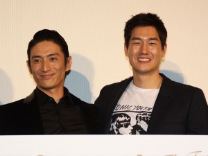 伊勢谷友介、ユ・ジテ、映画『ザ・テ ノール　真実の物語』完成披露試写会にて