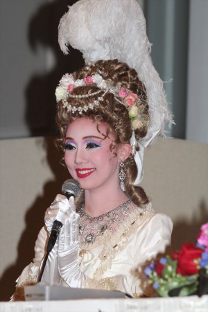 咲妃みゆ、宝塚歌劇雪組公演『ルパン三世―王妃の首飾りを追え！―』『ファンシー・ガイ！』の制作発表会にて