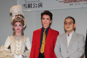 宝塚歌劇雪組公演『ルパン三世―王妃の首飾りを追え！―』『ファンシー・ガイ！』の制作発表会の模様