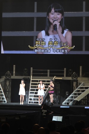 「モーニング娘。コンサートツアー2014秋」に登場した新メンバー・野中美希
