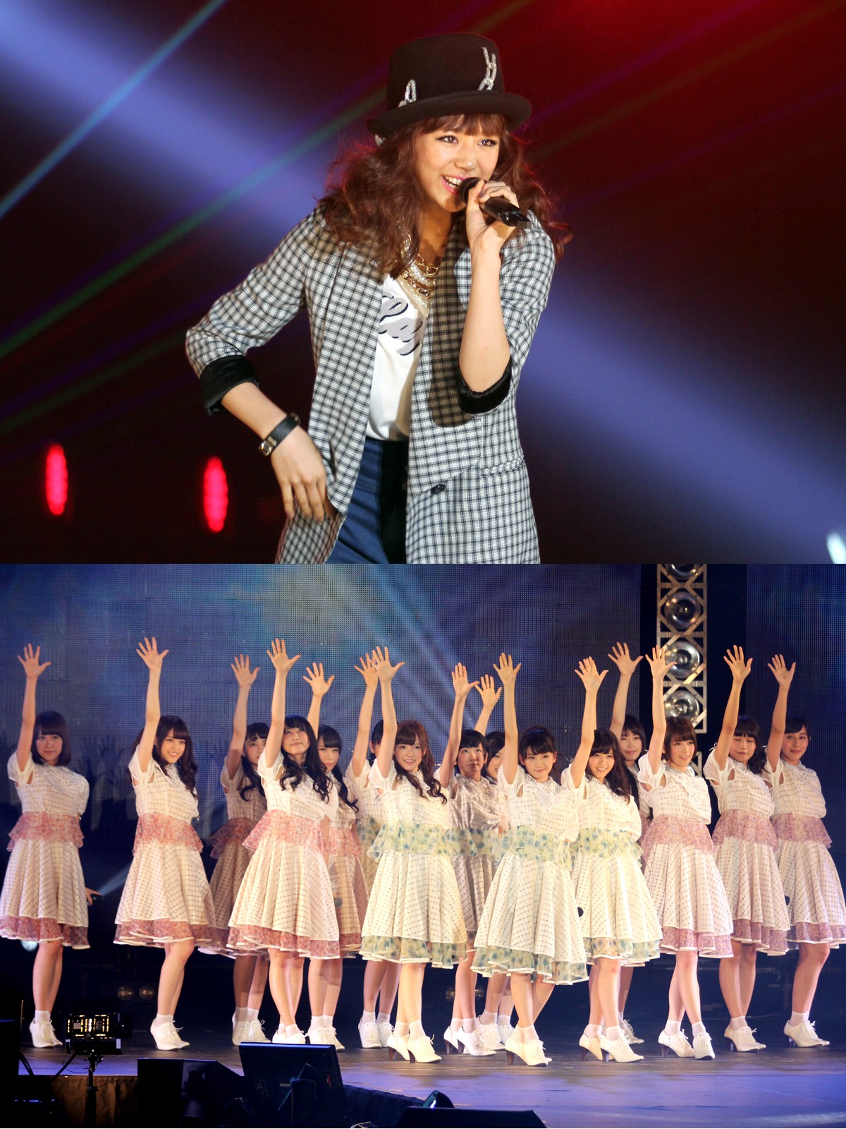 西内まりや、乃木坂46が大熱唱!