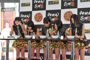 ベイビーレイズ、「らあめん花月嵐 新メニューお披露目会」にて