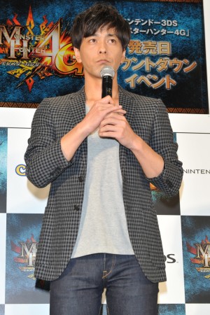 井上聡、『モンスターハンター4G』発売日カウントダウンイベントに登場