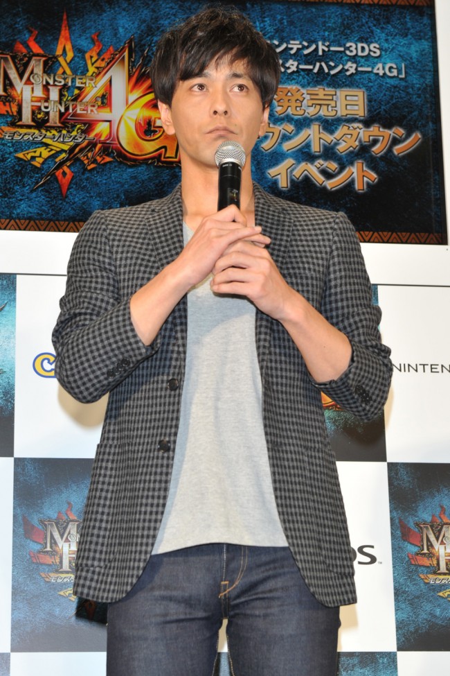 井上聡、『モンスターハンター4G』発売日カウントダウンイベントに登場