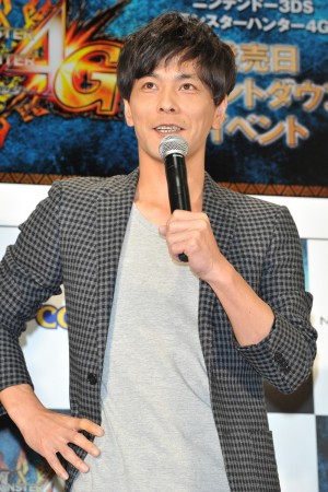 井上聡、『モンスターハンター4G』発売日カウントダウンイベントに登場