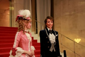 咲妃みゆ、早霧せいな、宝塚歌劇団雪組『伯爵令嬢‐ジュ・テーム、きみを愛さずにはいられない‐』囲み取材にて