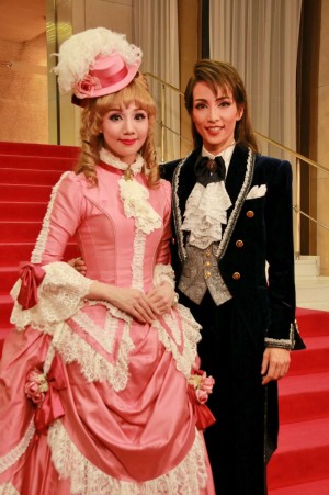 咲妃みゆ、早霧せいな、宝塚歌劇団雪組『伯爵令嬢‐ジュ・テーム、きみを愛さずにはいられない‐』囲み取材にて