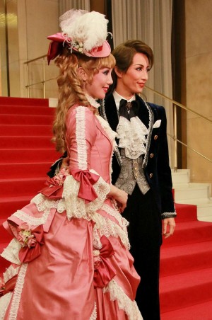 咲妃みゆ、早霧せいな、宝塚歌劇団雪組『伯爵令嬢‐ジュ・テーム、きみを愛さずにはいられない‐』囲み取材にて