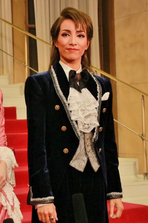 早霧せいな、宝塚歌劇団雪組『伯爵令嬢‐ジュ・テーム、きみを愛さずにはいられない‐』囲み取材にて