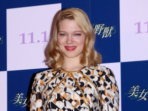 映画『美女と野獣』来日記者会見に登場したレア・セドゥー