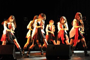 モーニング娘。’14の57thシングル発売記念イベントの模様