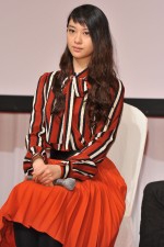 武井咲、『すべてがFになる』制作発表＆完成披露試写会にて